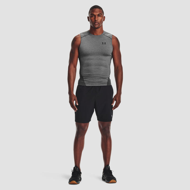 Maillot de corps Under Armour HeatGear Sleeveless, Gris, Hommes