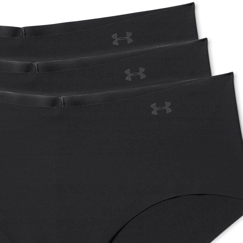 Női bugyi, Under Armour Pure Stretch Hipster 3-Pack, fekete