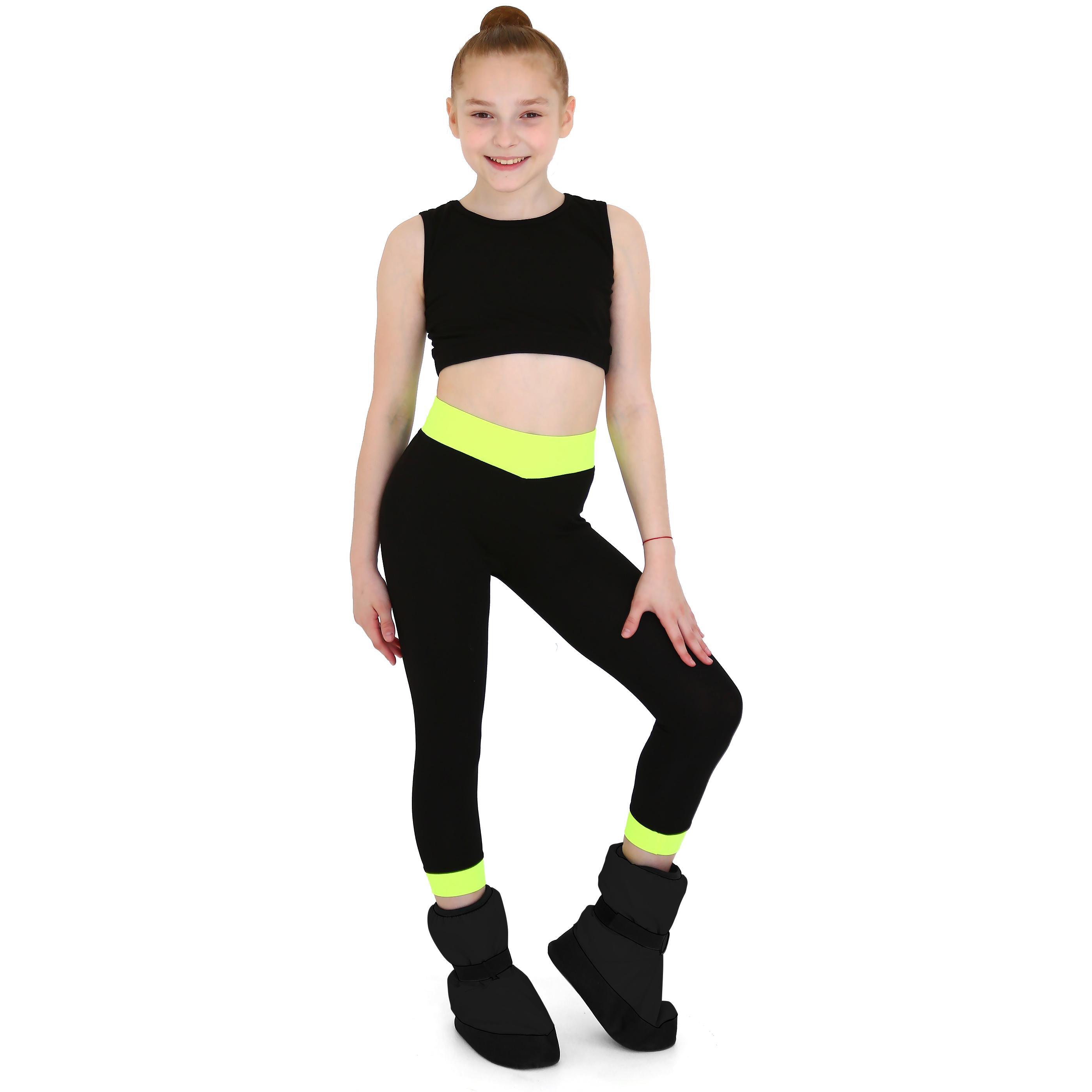 Indigo Sports - Warm Up Bootie Pour Réchauffement Pour Gymnastique Rhytmique Et Danse Indigo - Chaussures De Sport - Noir - 26/29 - Decathlon