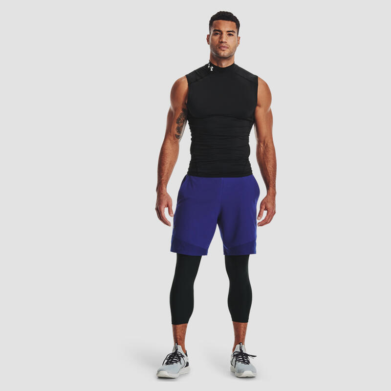 Legging 3/4 Noir Homme Under Armour Heat Gear