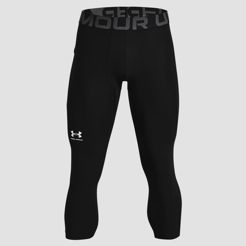 Legging 3/4 Noir Homme Under Armour Heat Gear