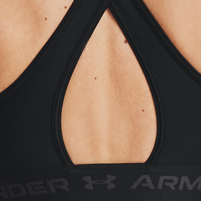 Zwarte Crossback Under Armour Beha Vrouwen