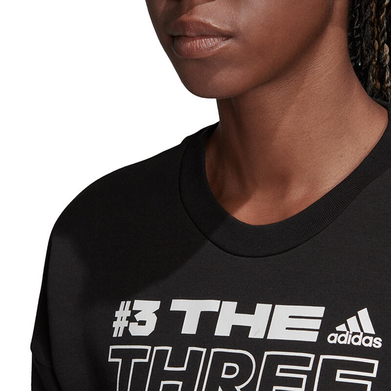 Sweat Femme 3 stripes noir adidas