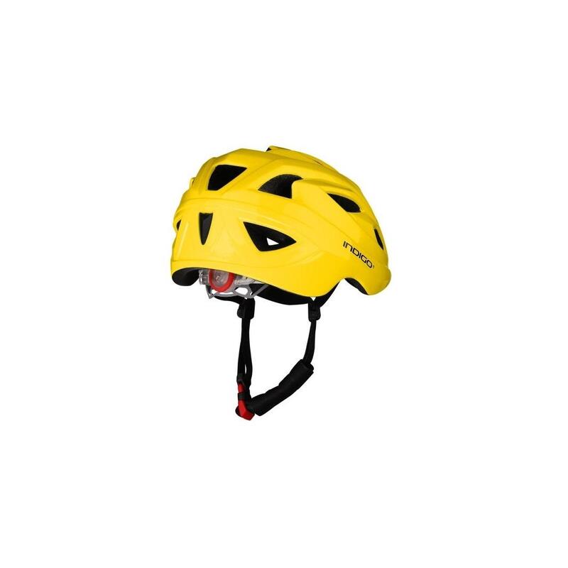 Casco de Bicicleta Infantil con Ventilación INDIGO 51-55 cm Amarillo