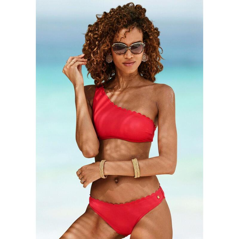 LASCANA Bustier-Bikini-Top »Scallop« für Damen