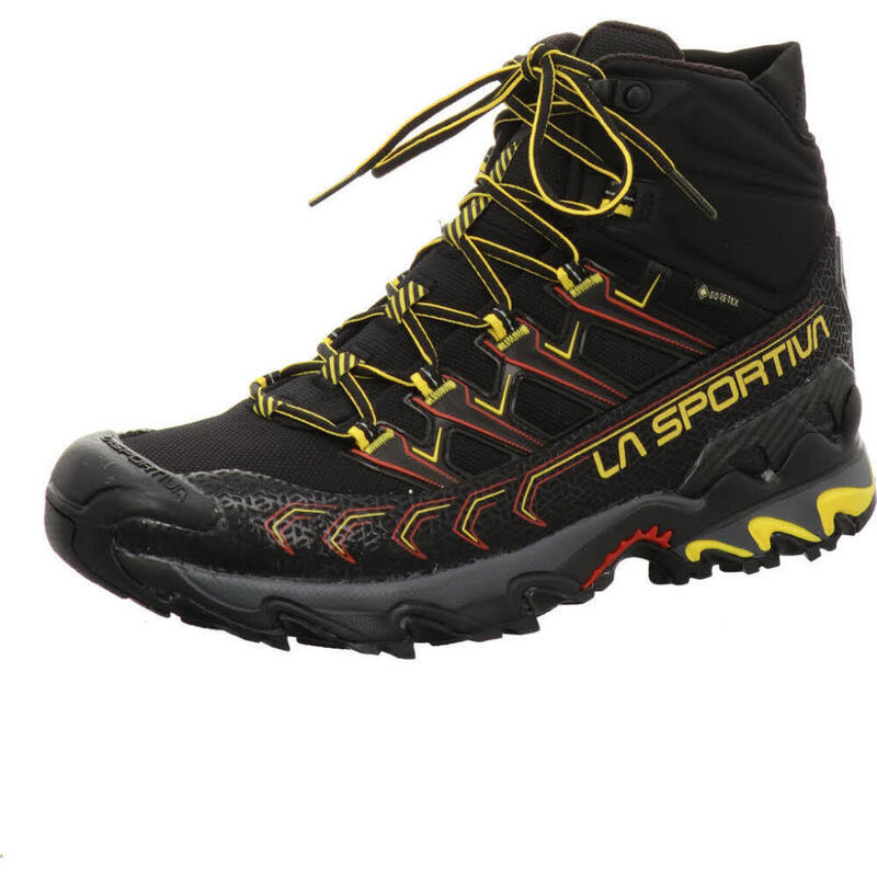 Botas De Senderismo Hombre - Ultra Raptor II Mid GTX - Black/Yellow