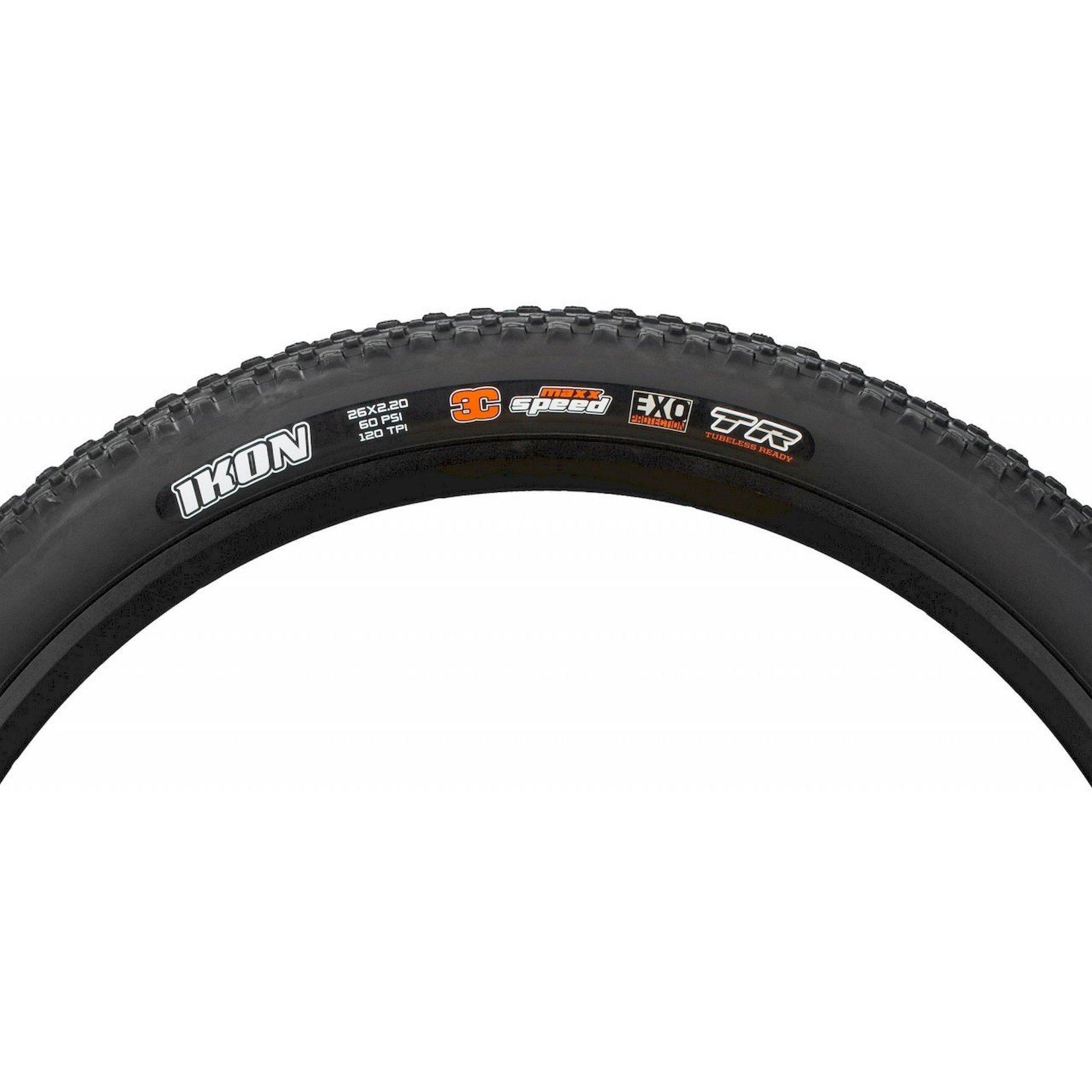 Opona IKON - 26x2.20 - tr. soft - 120 TPI - 3C Speed ​​​​/ Exo / Tubeless Ready 3/4