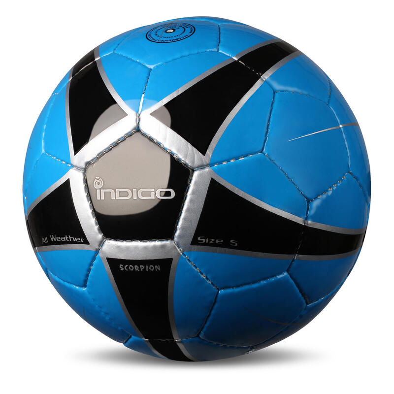 Balón de Futbol Entrenamiento Nº5 SCORPION INDIGO Azul-Negro