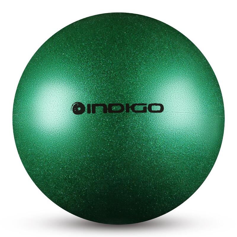 Pelota Metalizada Glitter 400 indigo 19 cm violeta druna de gimnasia