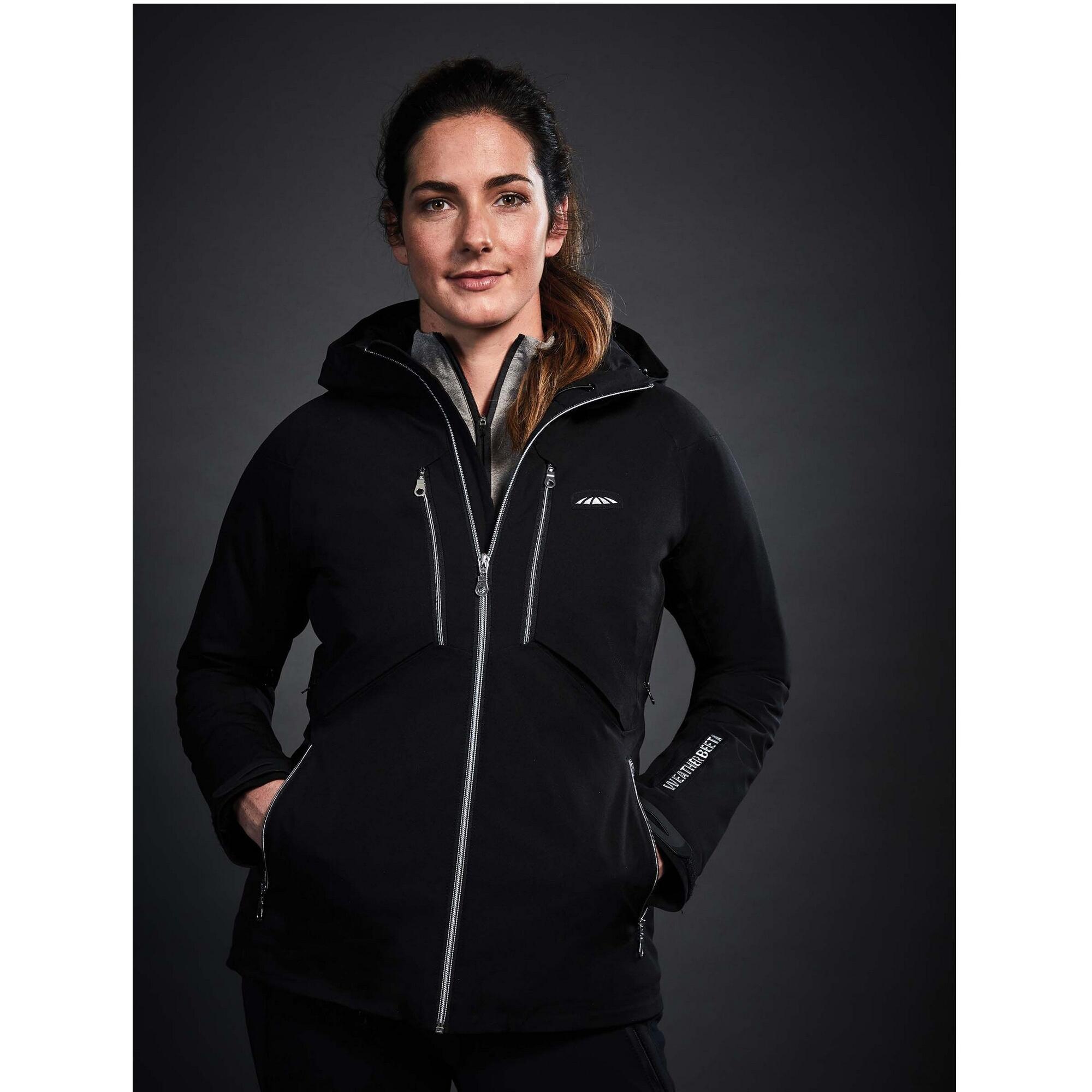 Womens/Ladies Tania Waterproof Jacket (Black) 2/3