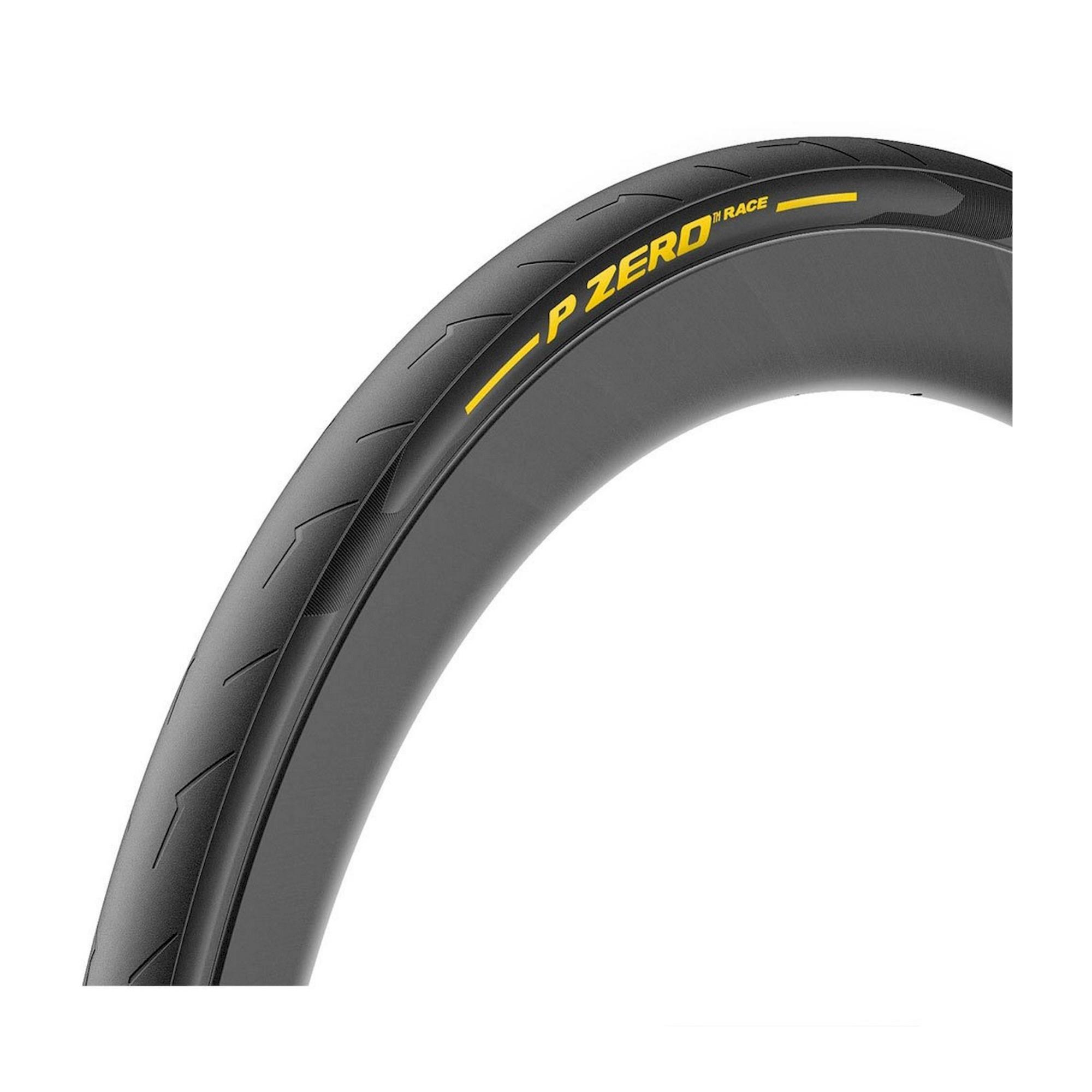 PIRELLI Fietsbanden 700 x 26C - ETRTO 26-622 op velg 19C - PZERO Race Yellow label.
