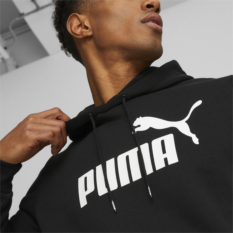 Essentials Big Logo hoodie voor heren PUMA Black