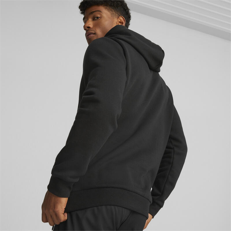 Essentials Big Logo hoodie voor heren PUMA Black
