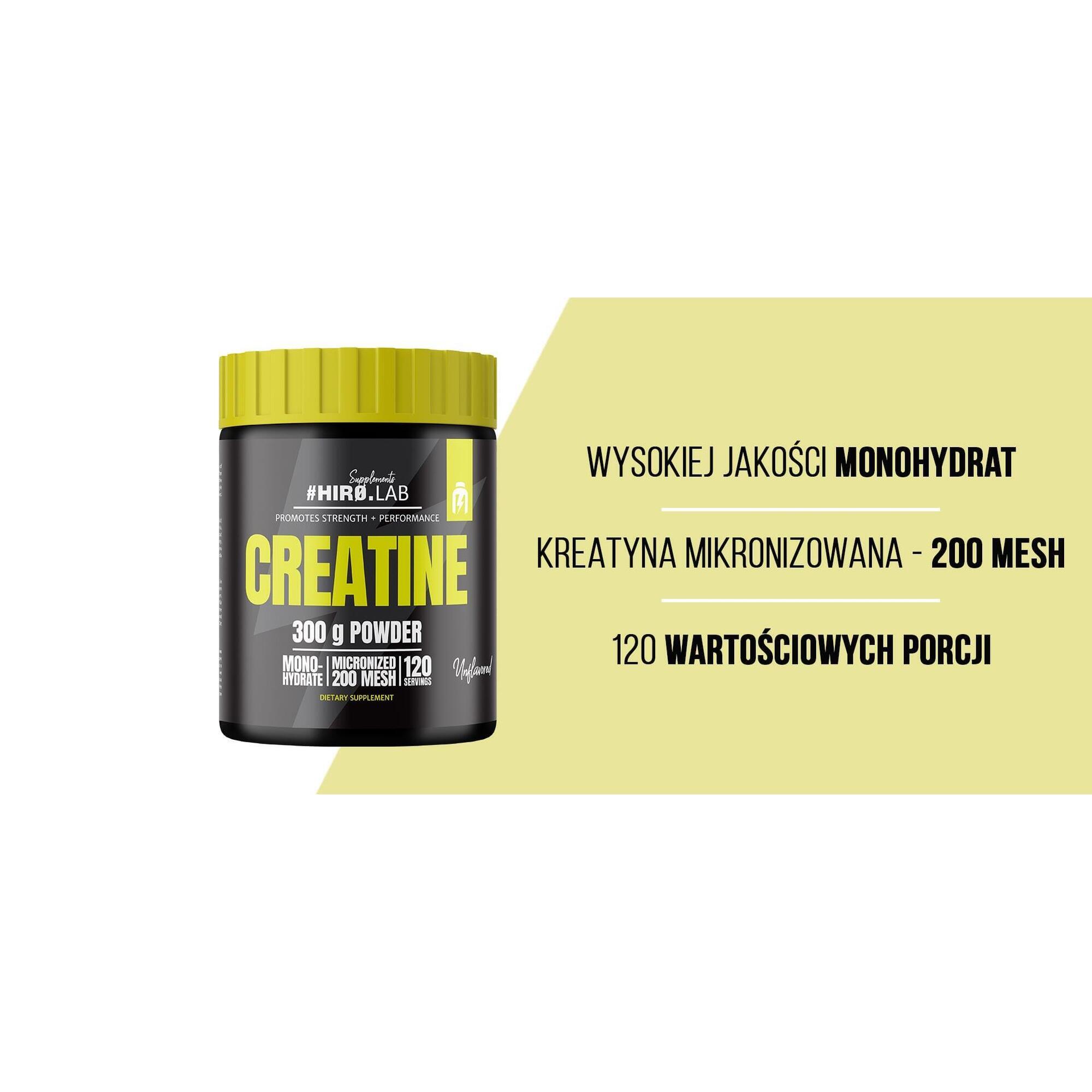 Kreatyna W Proszku Hiro.Lab Creatine 300g Naturalny Smak HIRO.LAB ...