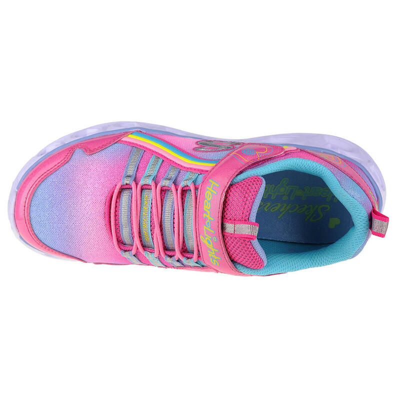 Sneakers pour filles Skechers Heart Lights-Rainbow Lux