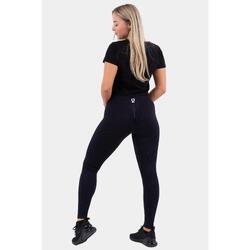 Fitness Crop Chemise Femme -Noir