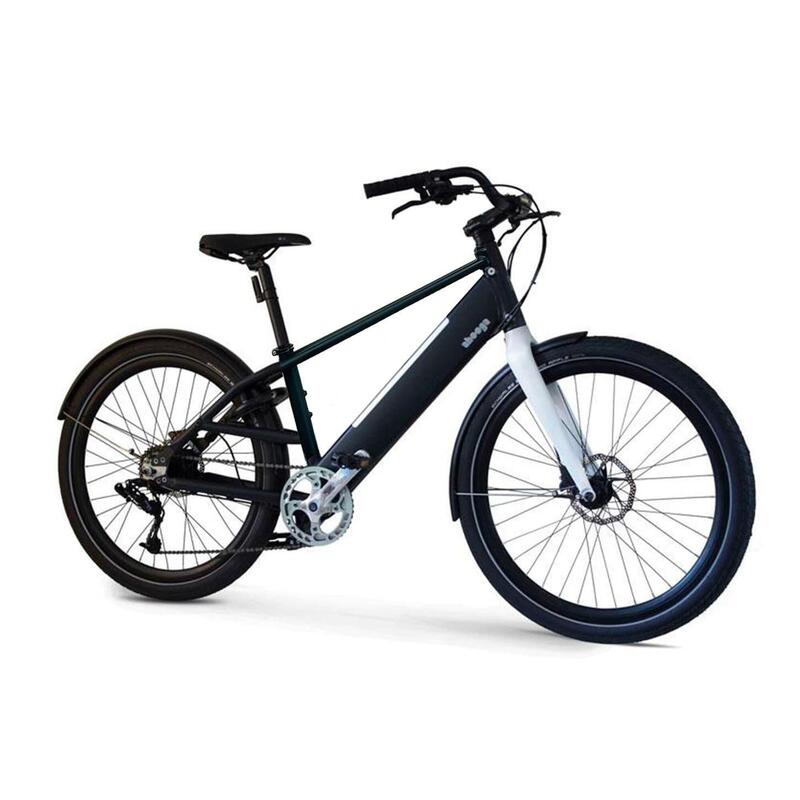 City cargo light e-bike, Modular 8 Speed Low Step Unisex, nero