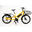 Bicicletta cargo elettrica innovativa iO InBicy Bafang 350W Gialla