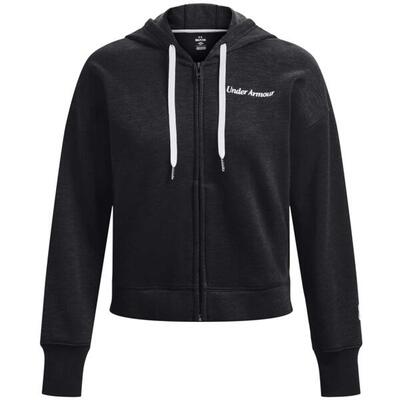 Sweatshirt voor vrouwen essential fleece script fz hoodie