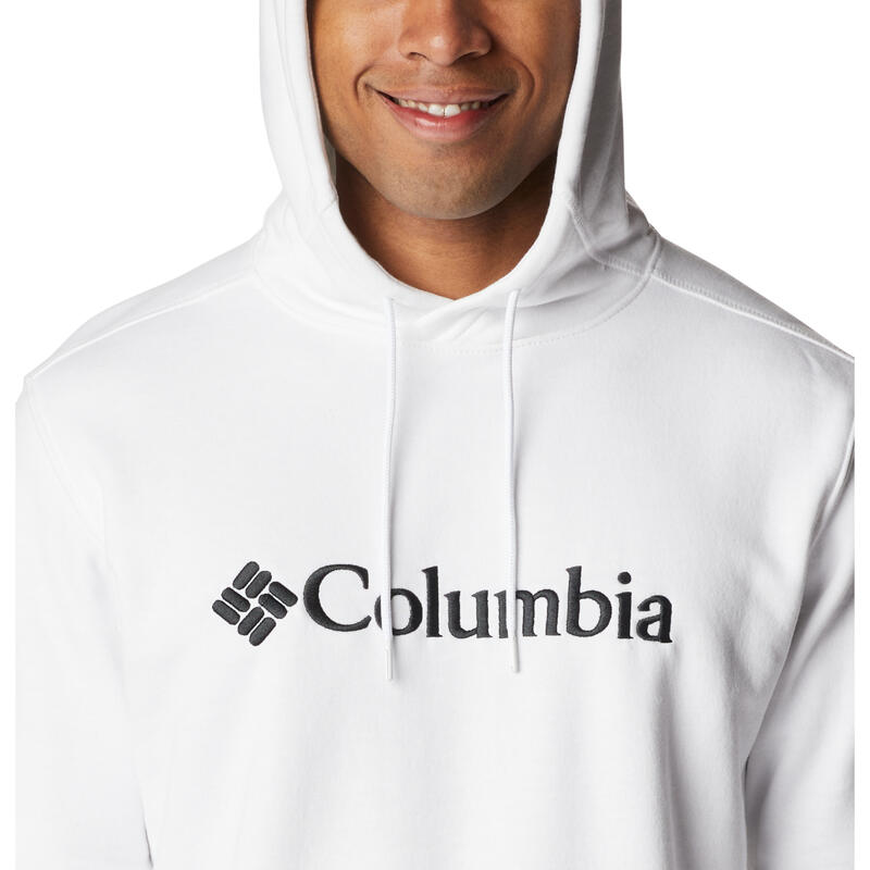 Férfi kapucnis pulóver, Columbia CSC Basic Logo II Hoodie, fehér