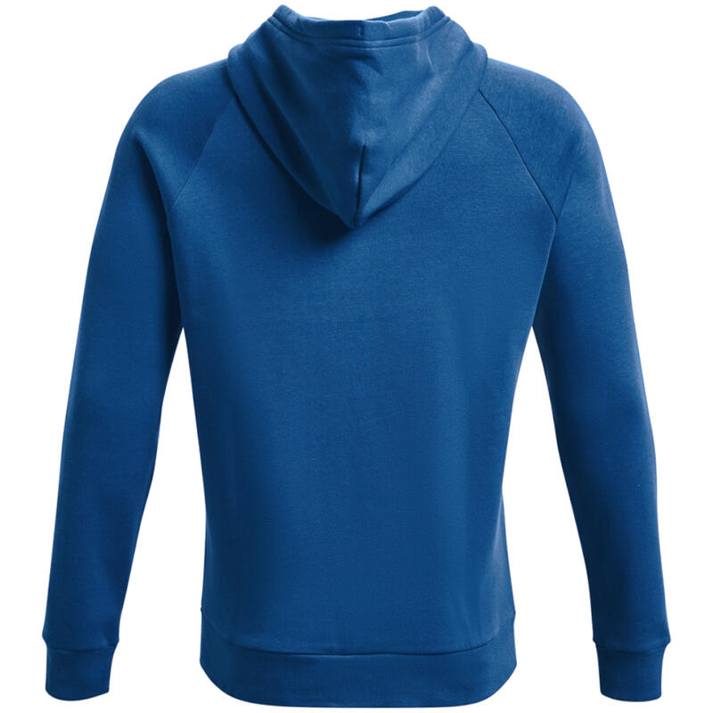 Férfi kapucnis pulóver, Under Armour Rival Fleece Signature Hoodie, kék