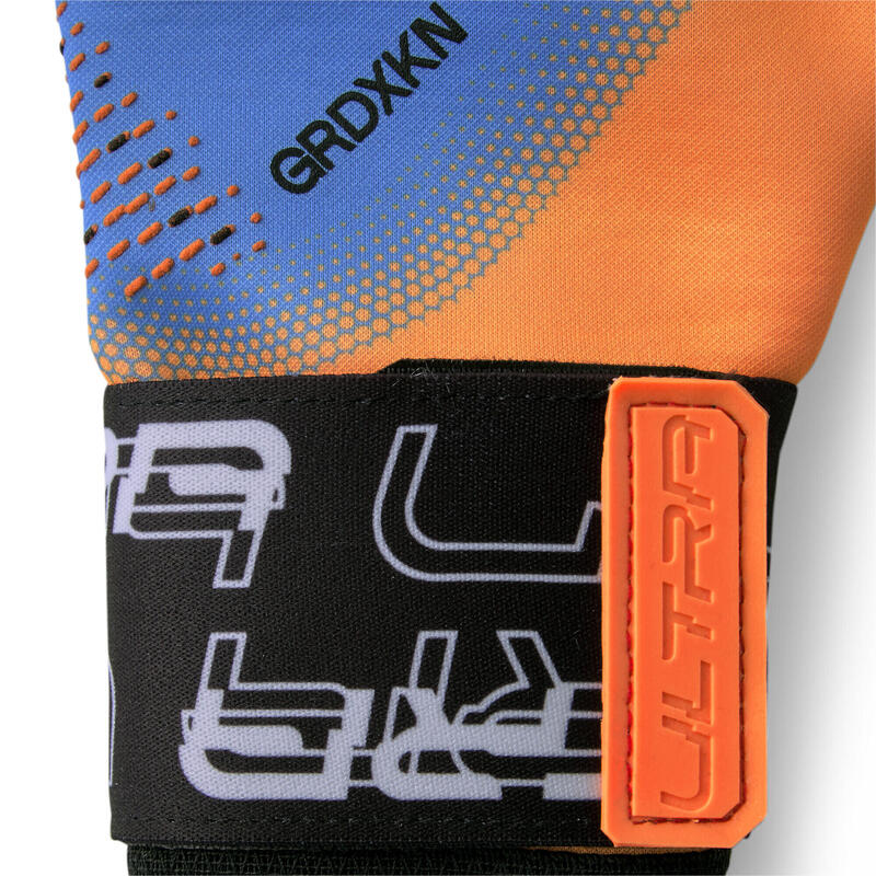 Gants de gardien hybrides ULTRA Grip 1 PUMA Ultra Orange Blue Glimmer