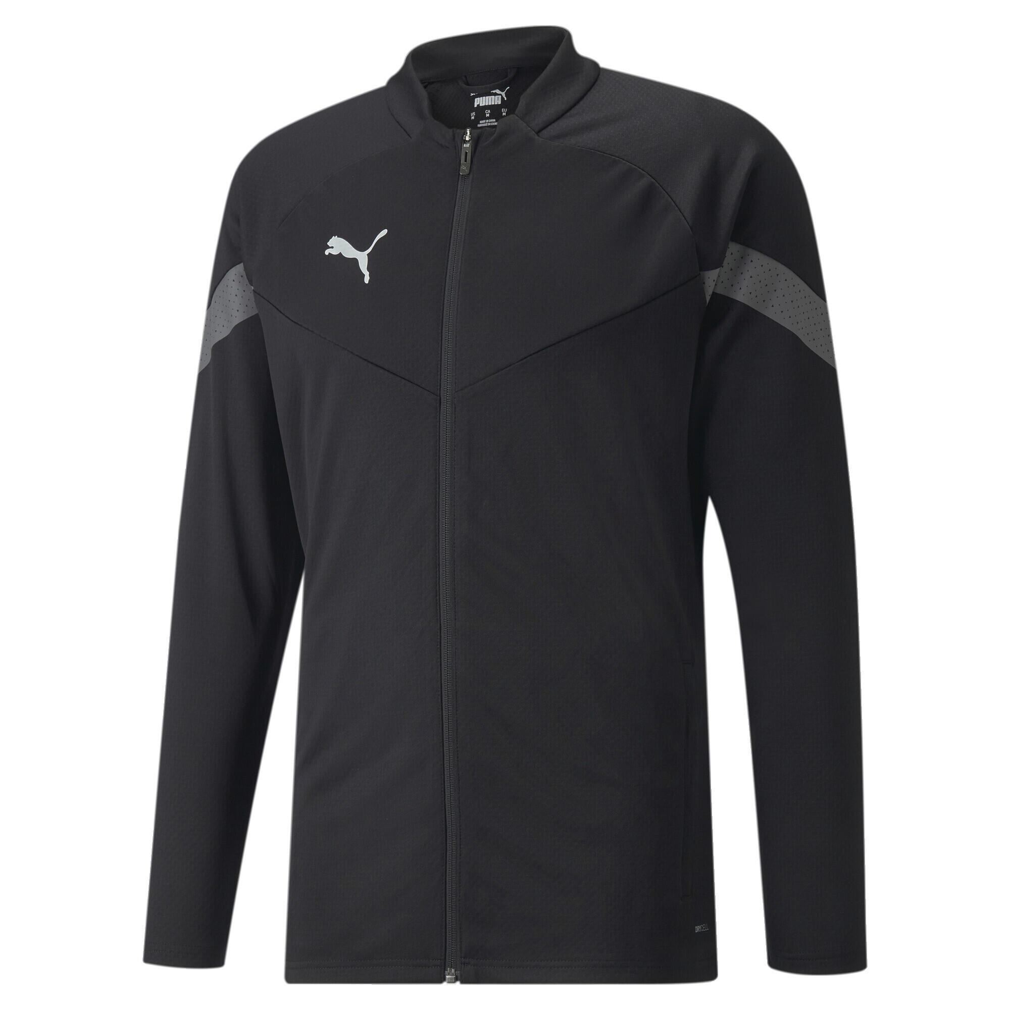 Puma - Veste De Football Teamfinal Training Homme Puma Black Smoked Pearl Silver Gray - Sweat-shirt - Gris|noir - 52 2xl - Decathlon
