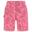 Pantaloncini in jersey stampa foliage tropicale all over