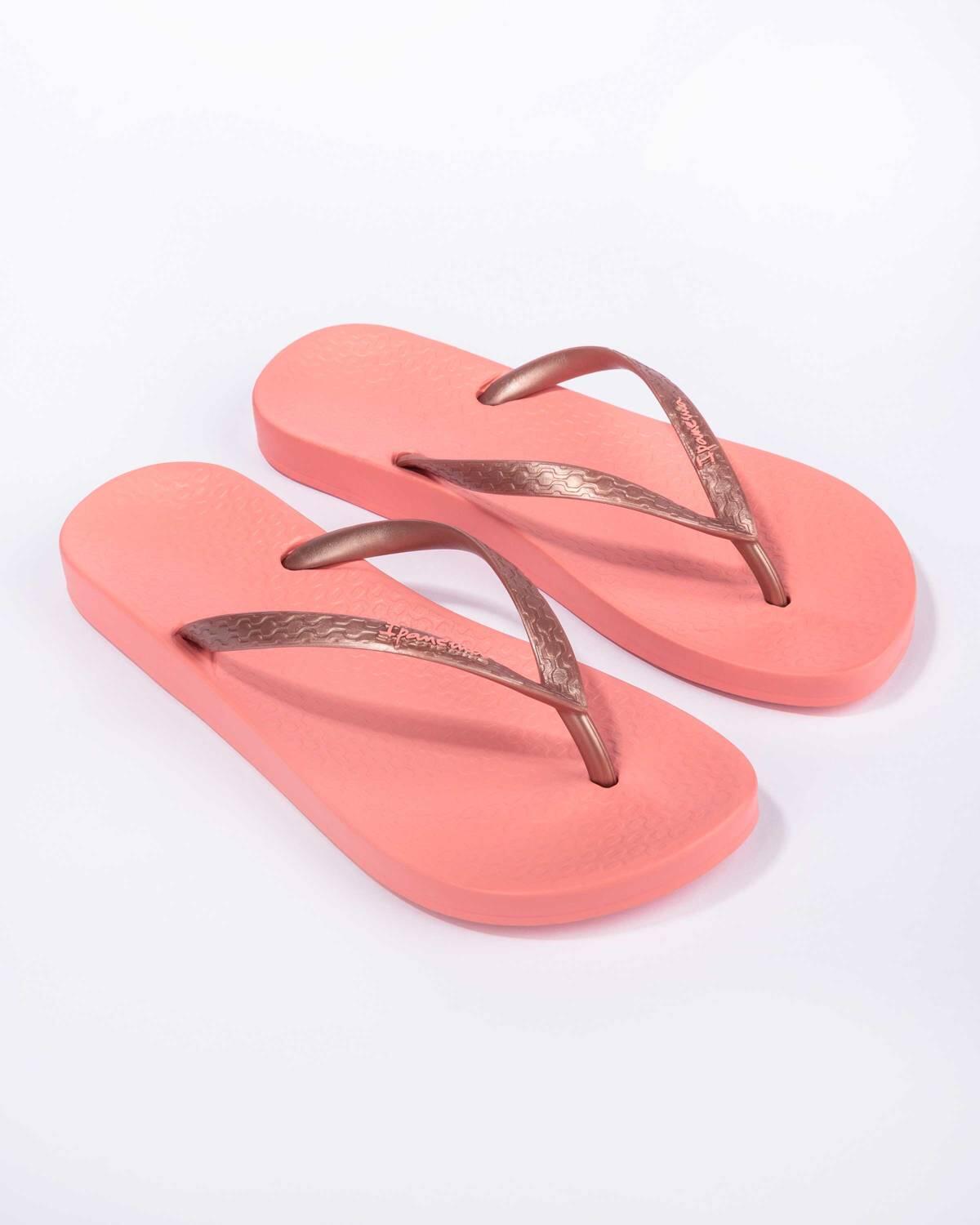 Japonki plażowe damskie Ipanema Anatomic Tan Fem 3/4