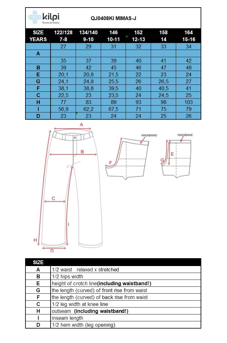 Pantalones de esquí para niños Kilpi Mimas 7/7