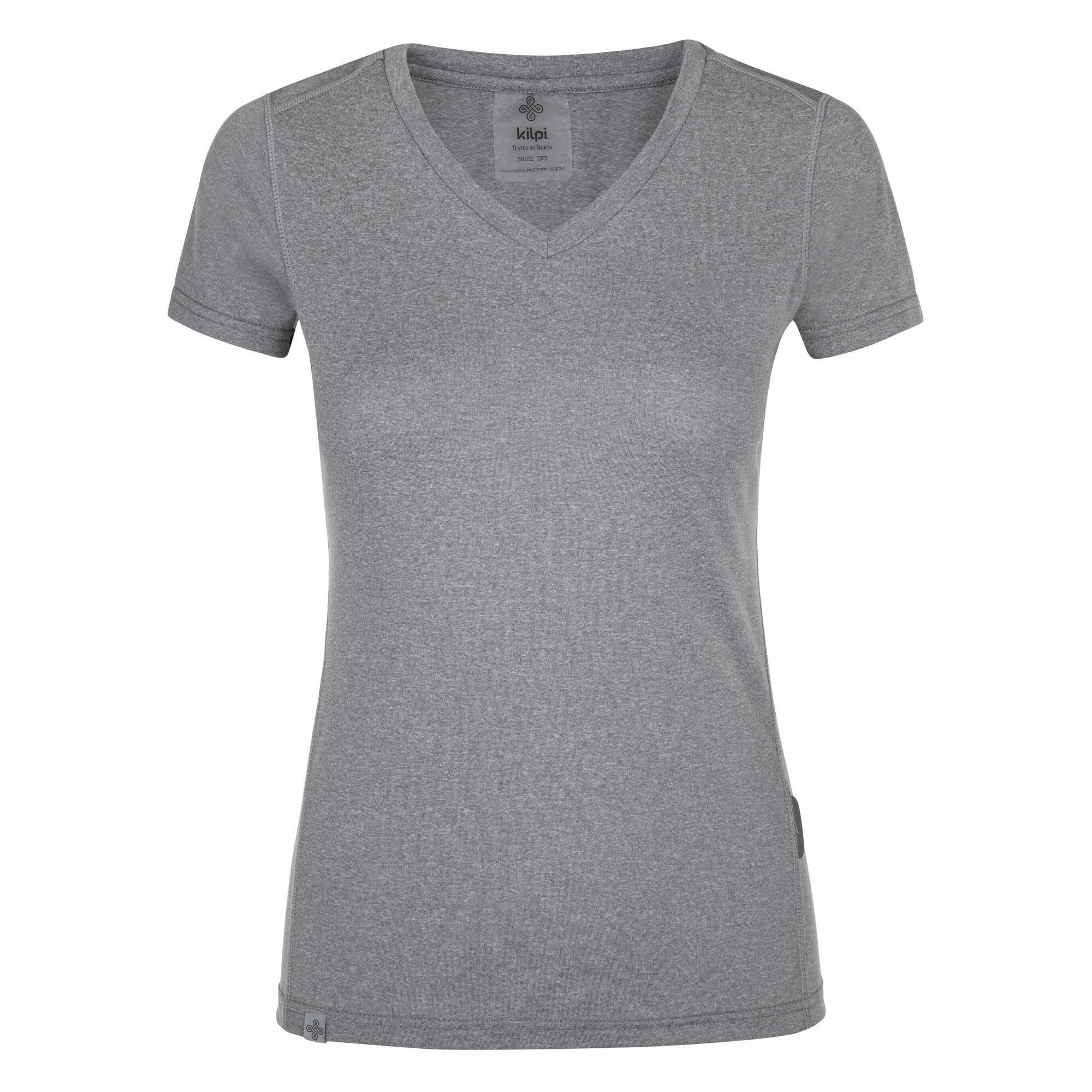 Kilpi - T-shirt Running Femme Kilpi Dimel-w - Maillot Manches Courtes - Gris - 34 - Decathlon