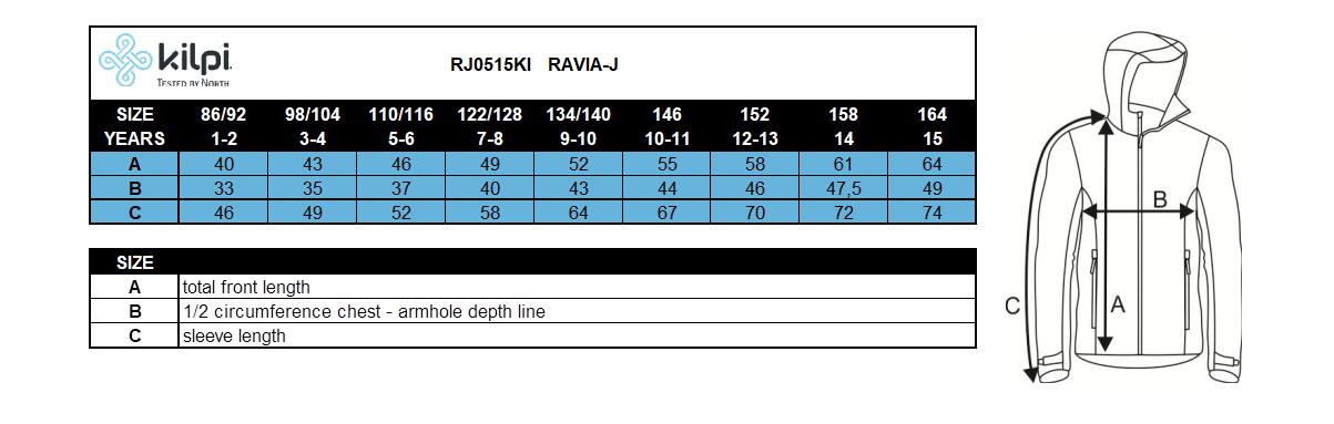 Kilpi Ravia-J Mädchen Softshelljacke Rosa 3/3