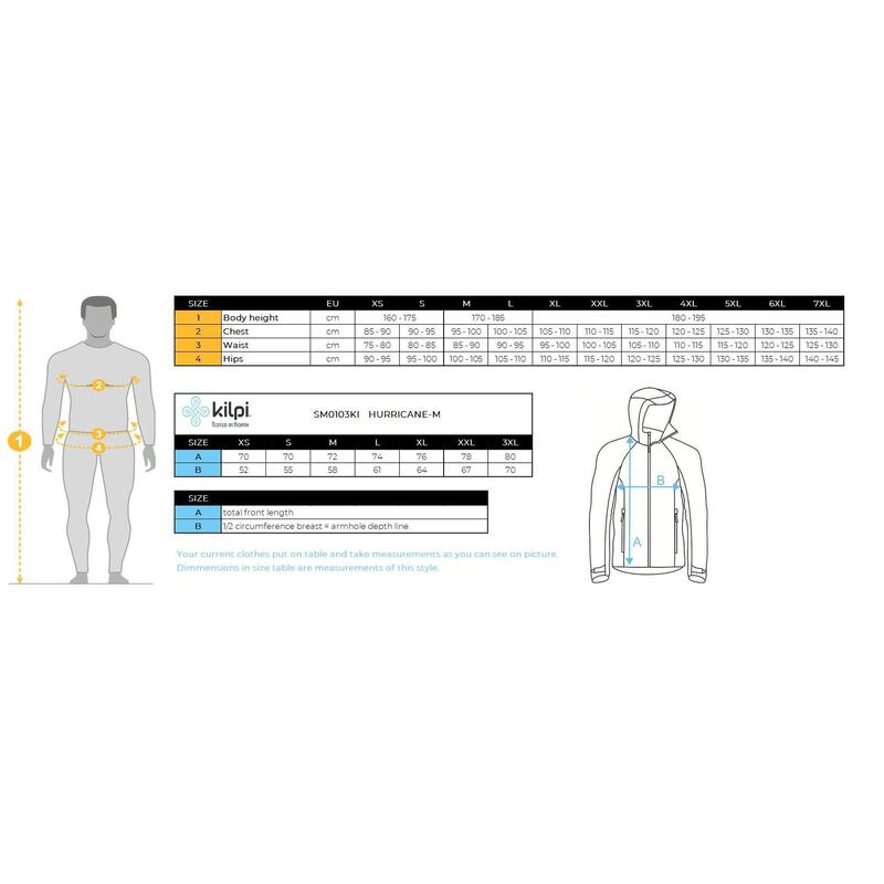 Męska kurtka outdooroowa Kilpi HURRICANE-M