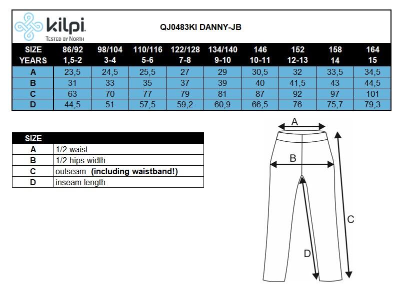 Kindercotton broek Kilpi DANNY-J 5/5