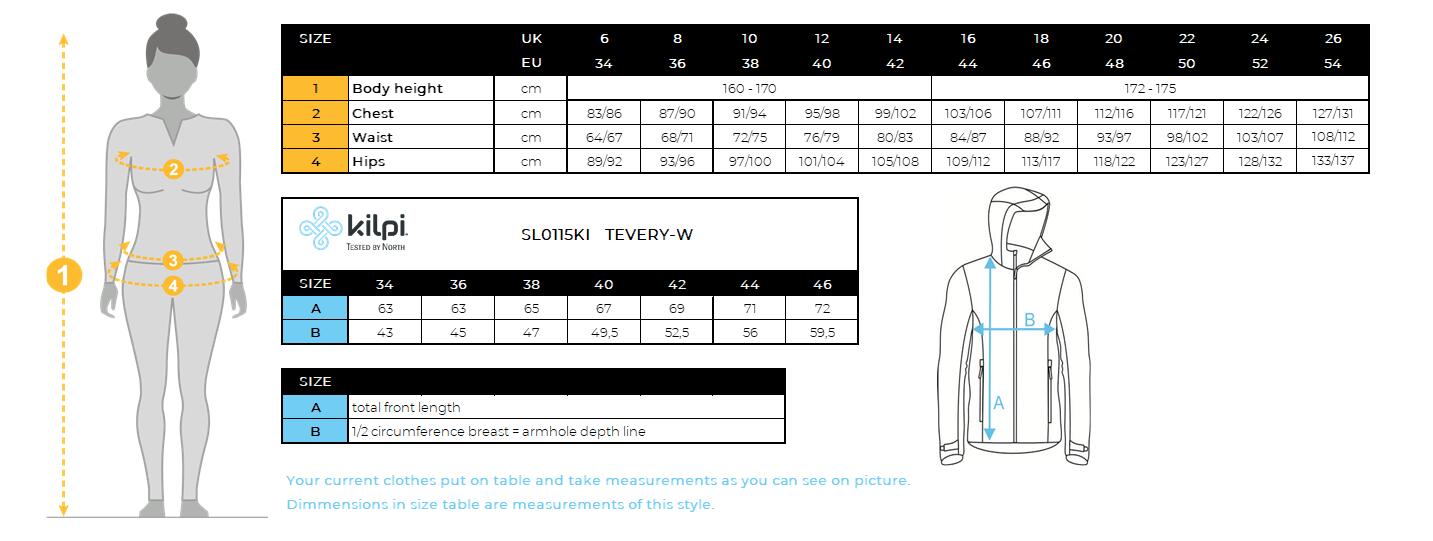 Veste isolée hybrid PRIMALOFT femme Kilpi TEVERY-W 7/7