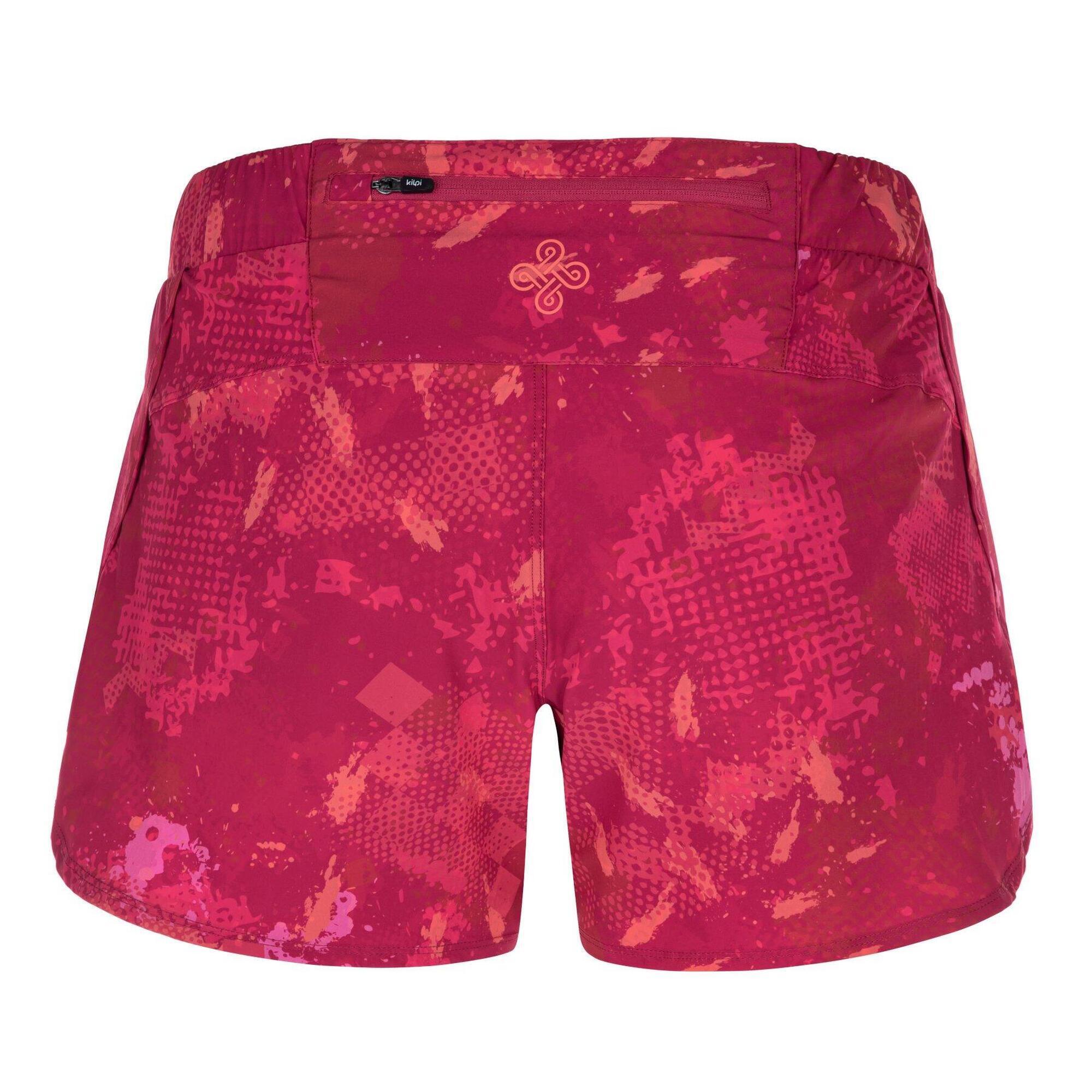 Short de running femme Kilpi Lapina-W rose 2/7