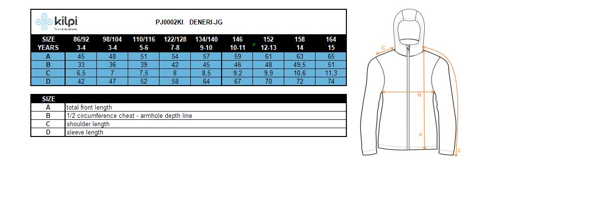 Léger imperméable veste pour fille Kilpi DENERI-JG 3/3