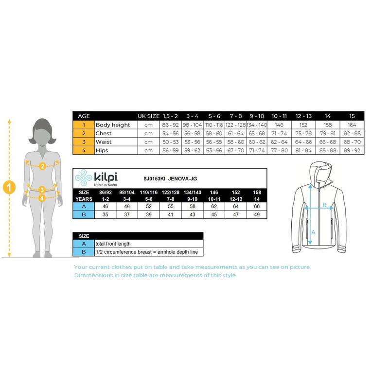 Skijacke für Mädchen Kilpi JENOVA-JG
