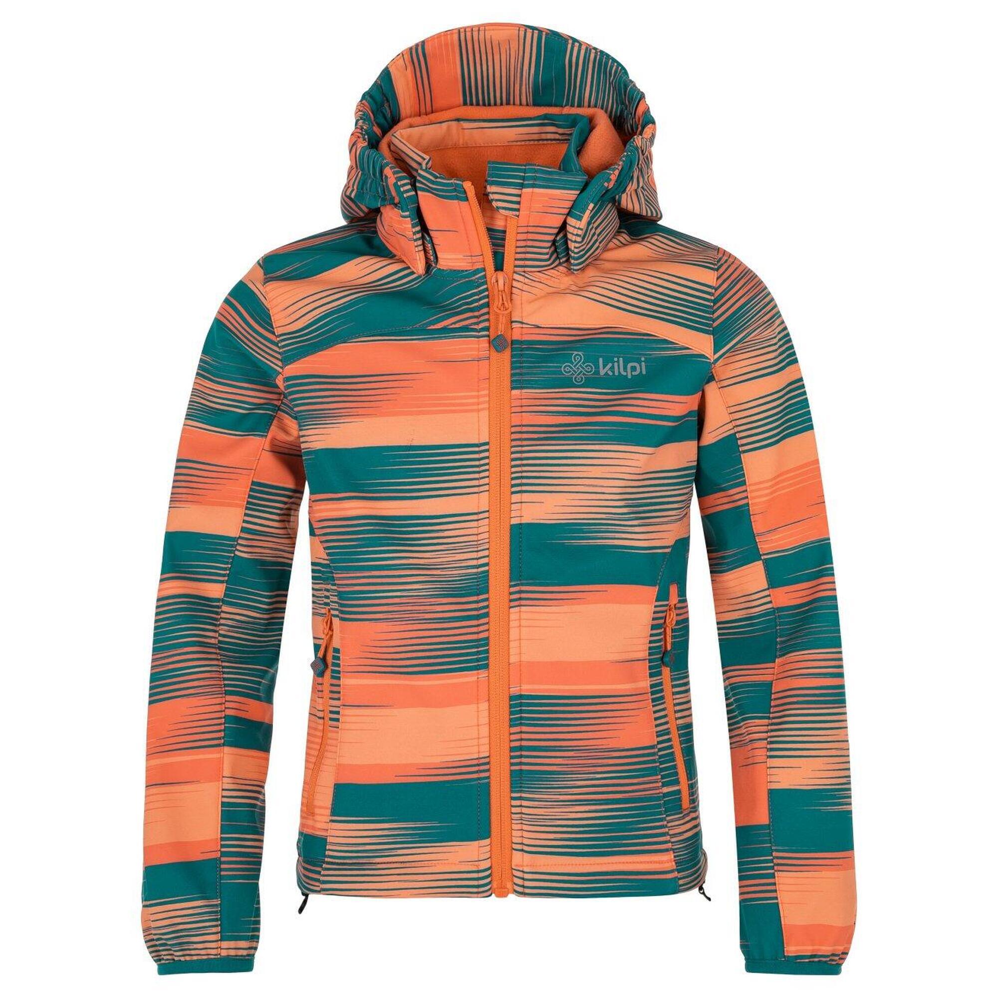 Kilpi - Veste Softshell Pour Fille Kilpi Ravia-j - Softshell - Jaune|orange - 4 À 6 Ans - Decathlon