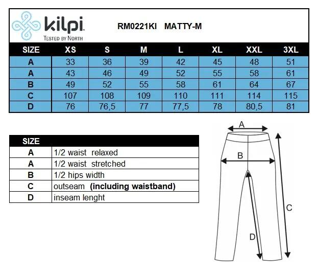 Pantalon pour homme Kilpi MATTY-M 5/5