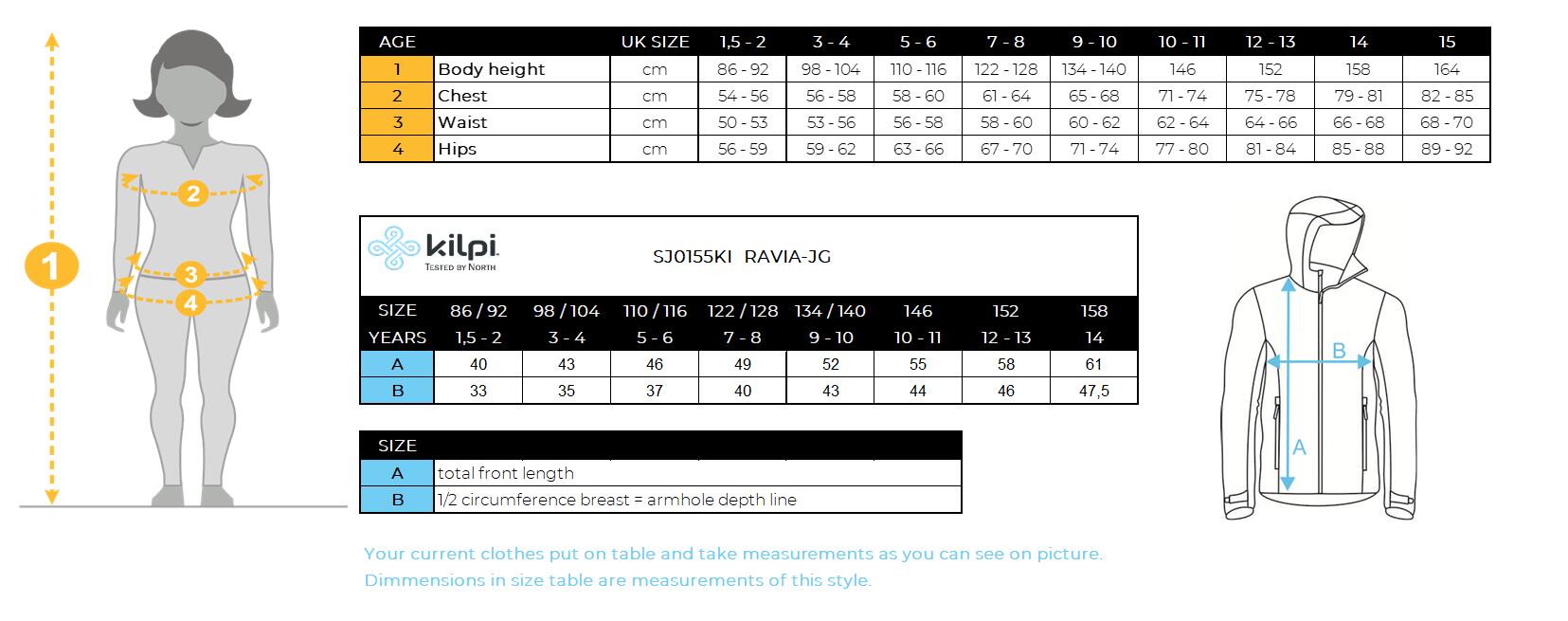 Giacca softshell da bambina Kilpi RAVIA-JG 3/4