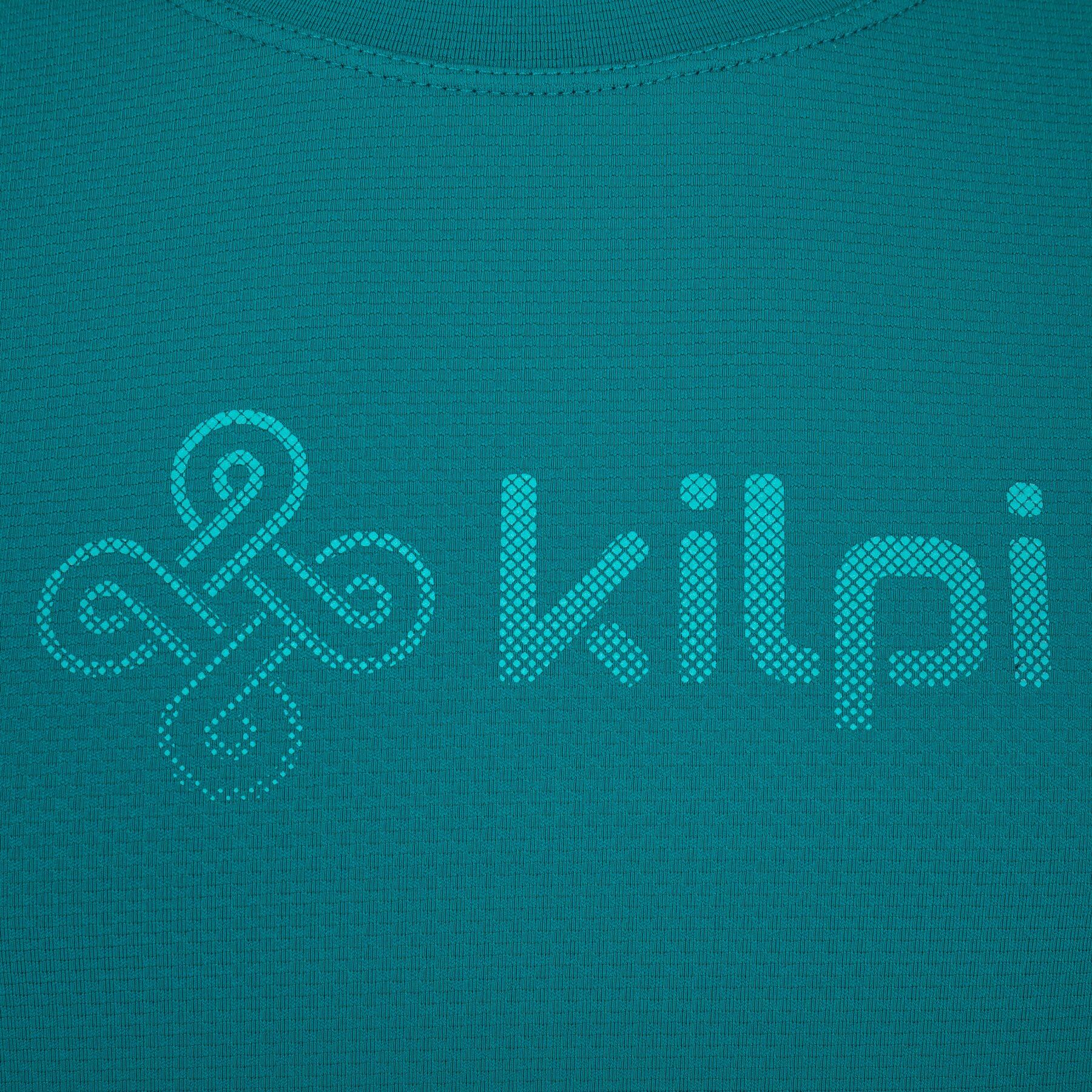 Camiseta manga larga de running y senderismo SPOLETO-M hombre KILPI Turquesa 5/7