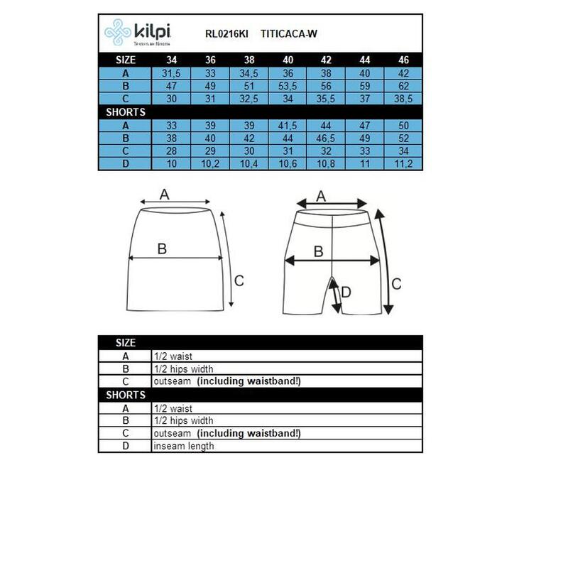 Damska spódnica do biegania Kilpi TITICACA-W
