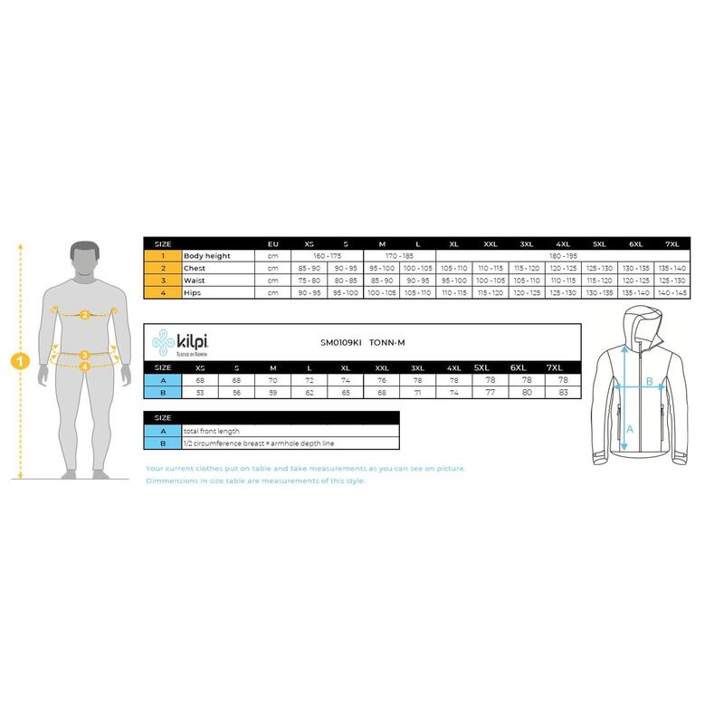 Męska kurtka narciarska Kilpi TONN-M