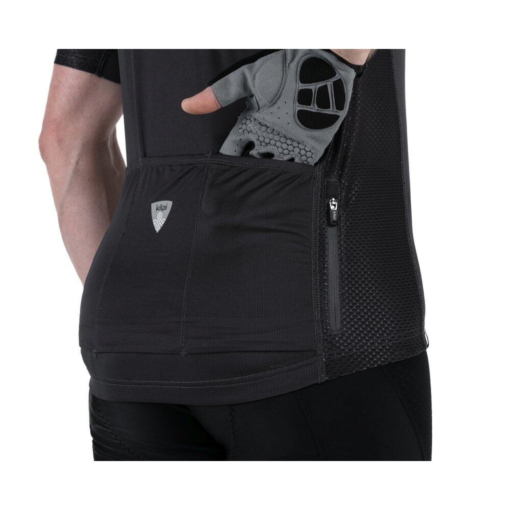 Maillot Kilpi Brian-M homme manches courtes col zippé 5/7