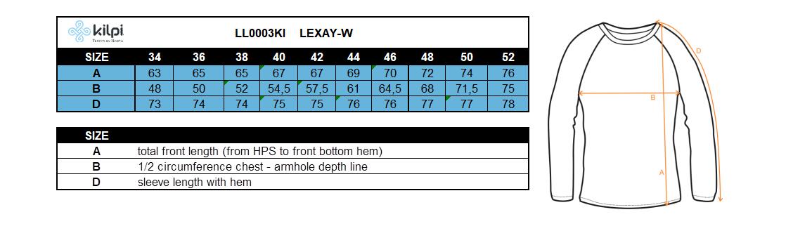 Chaqueta de membrana de 3 capas para mujer Kilpi LEXAY-W 7/7