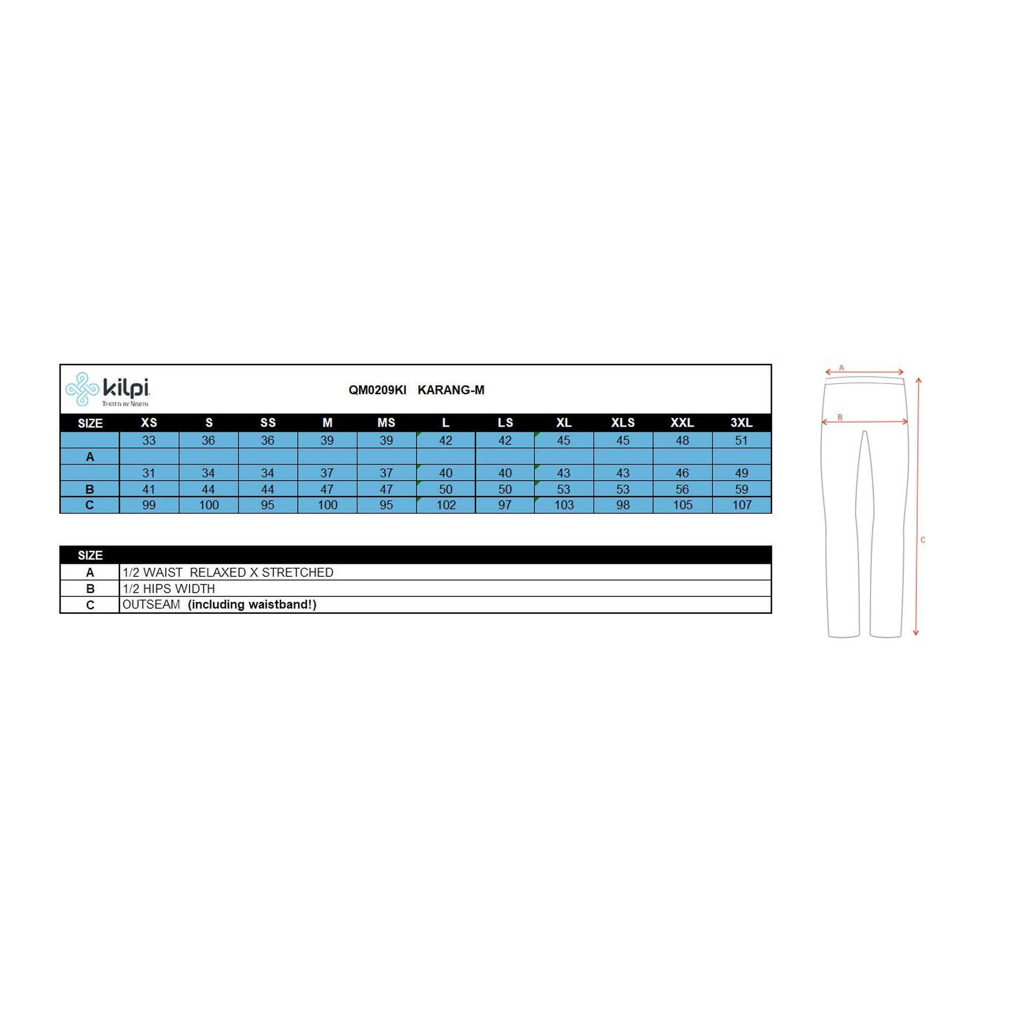 Hardlooplegging voor heren Kilpi KARANG-M 4/4