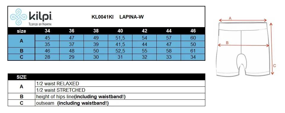 Short running femme Kilpi LAPINA-W 3/3