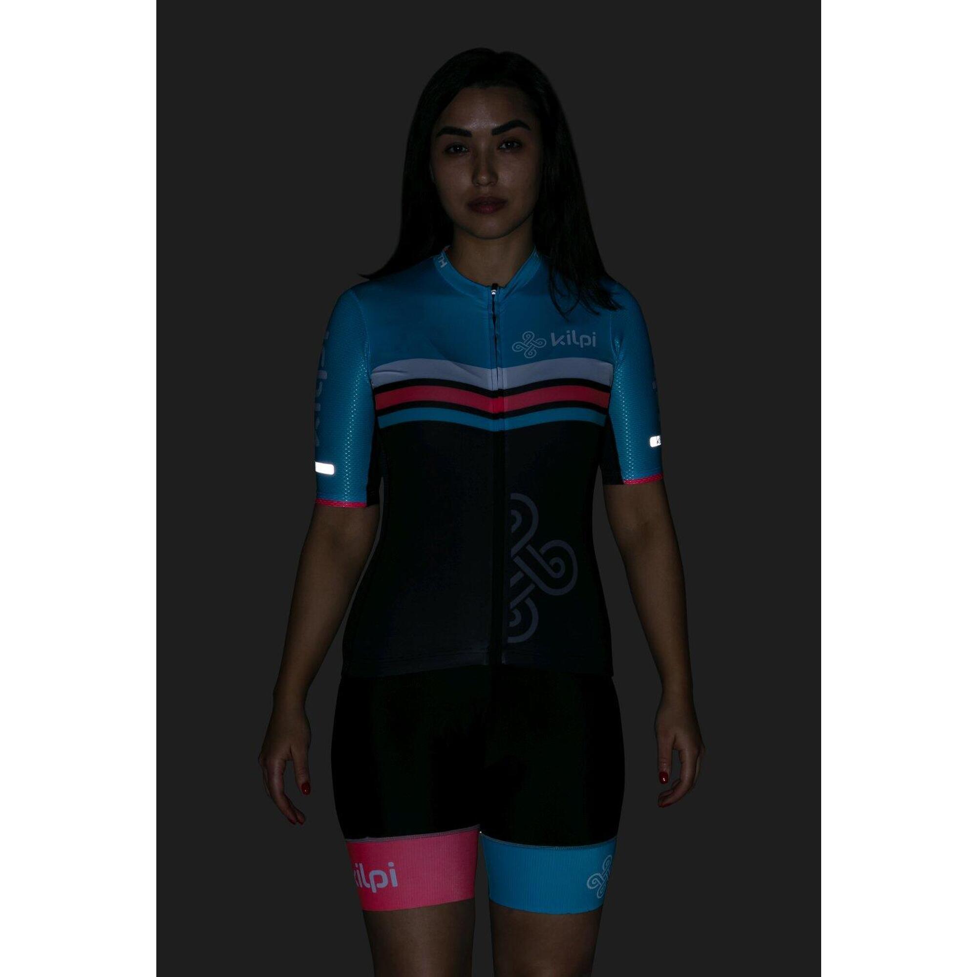 Maillot cyclisme femme Kilpi Corridor-W bleu 4/7