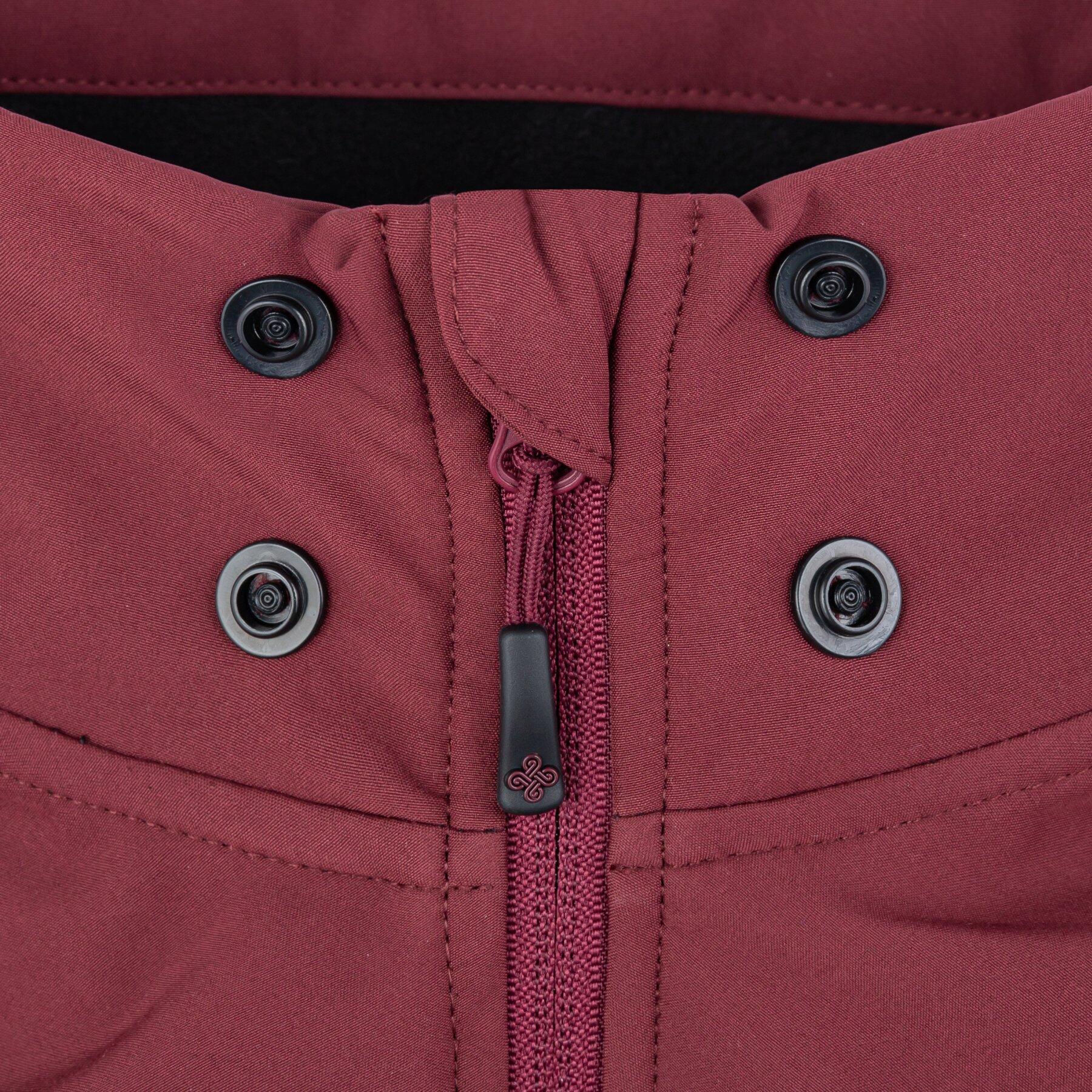 Chaqueta softshell RAVIA-W mujer KILPI Rojo oscuro 4/7